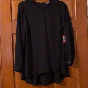 Vince Camino Black Tunic Top